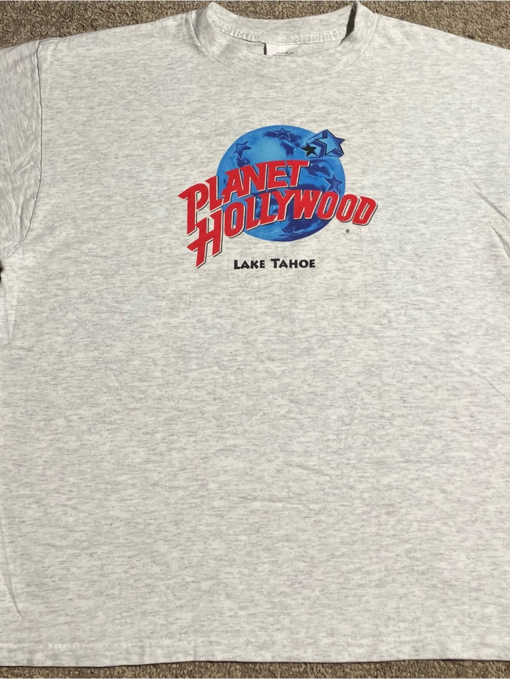 Vintage 90’s Planet Hollywood Single Stitch, Lake Tahoe Graphic Tee - L